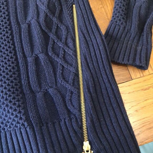 CAbi Navy Cable Front Sweater - Picture 7 of 7